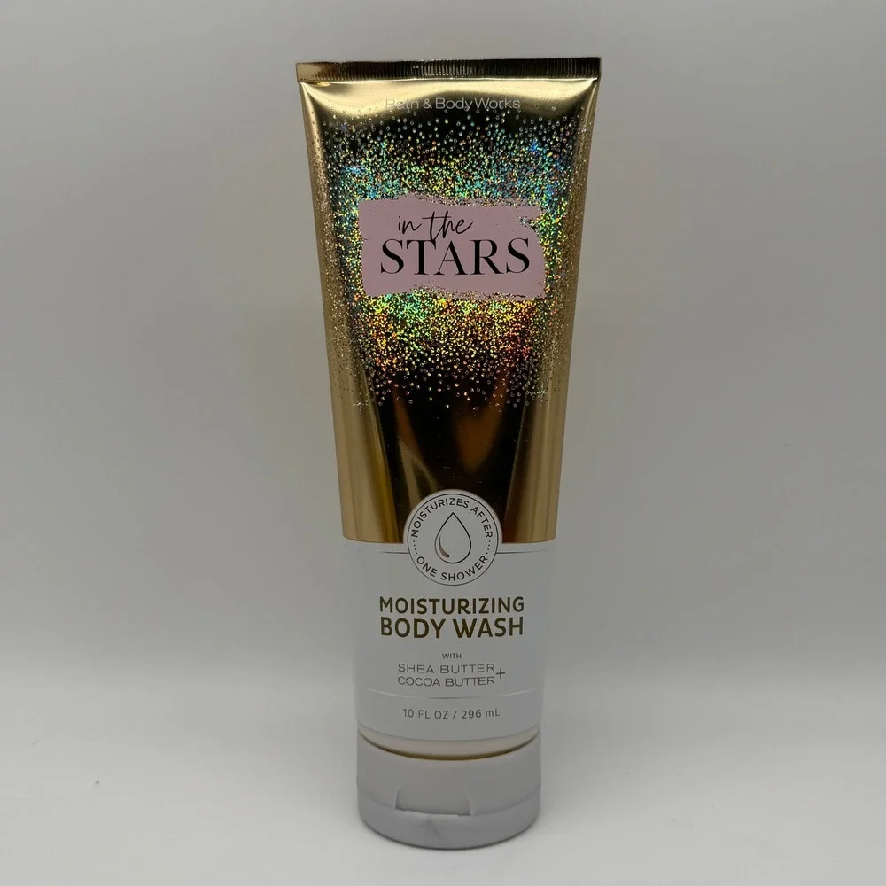 Bath & Body Works Moisturizing Body Wash Women 10oz In The Stars Gold Glitter